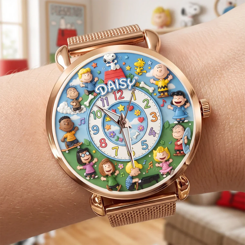 Personalized Women's Hand Watch Custom Name Gift for Her Women Hand Watch GradoCreations