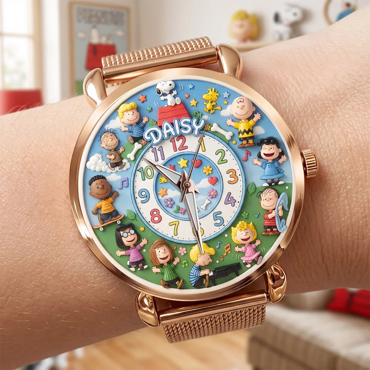 Personalized Women's Hand Watch Custom Name Gift for Her Women Hand Watch GradoCreations