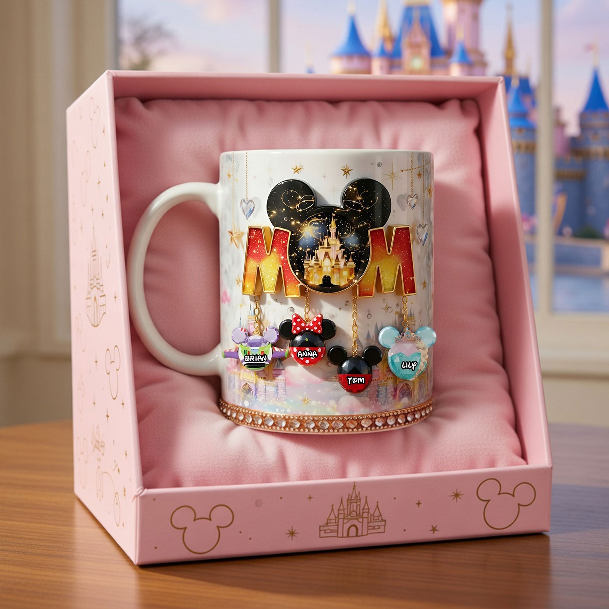 Personalized Edge-to-Edge Mug with MOM Design for Movie Fans Mug GradoCreations