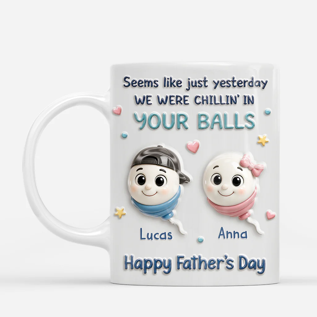 Personalized Accent Mug Funny Gift for Dad - Father's Day
