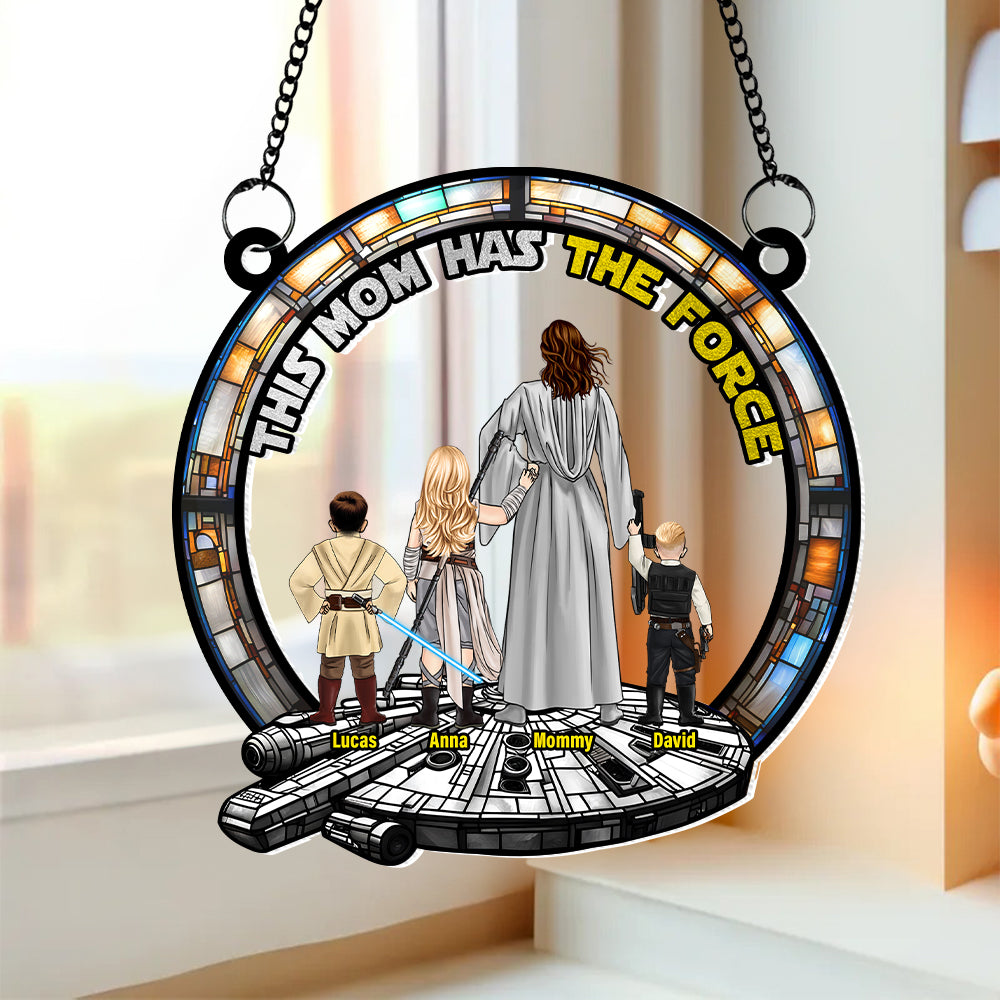 Personalized Mom Suncatcher Gift - Unique Window Decor