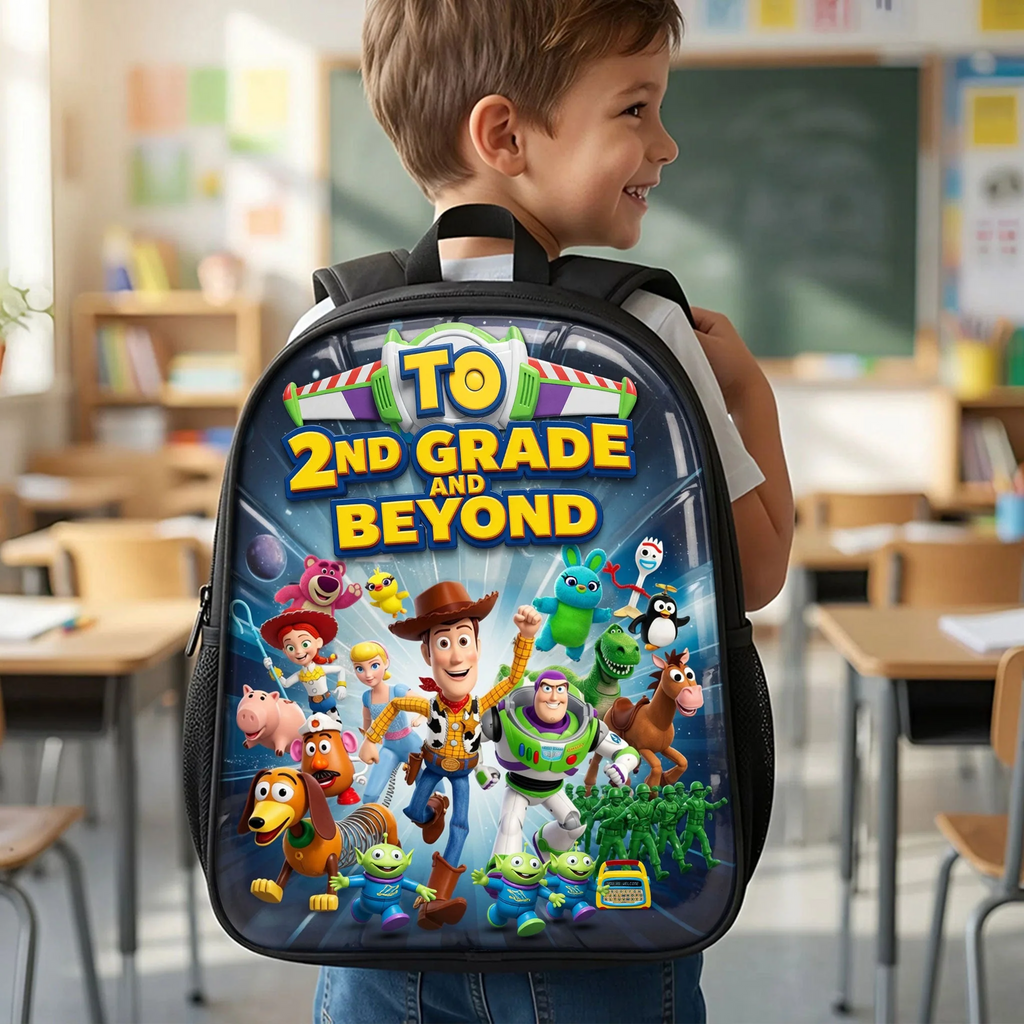 Personalized Cartoon Backpack for Kids - Back to School Gift