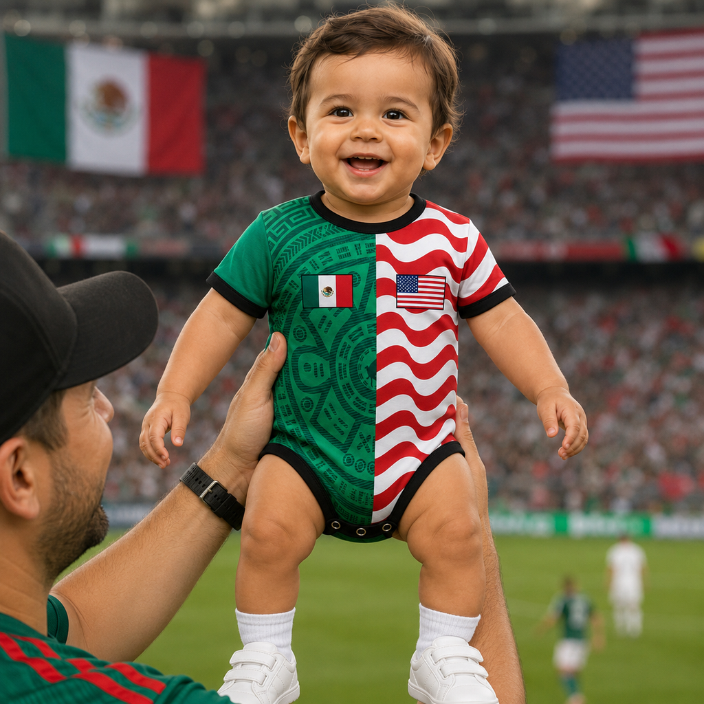 Personalized Baby Soccer Jersey Bodysuit Custom Name Gift for New Parents