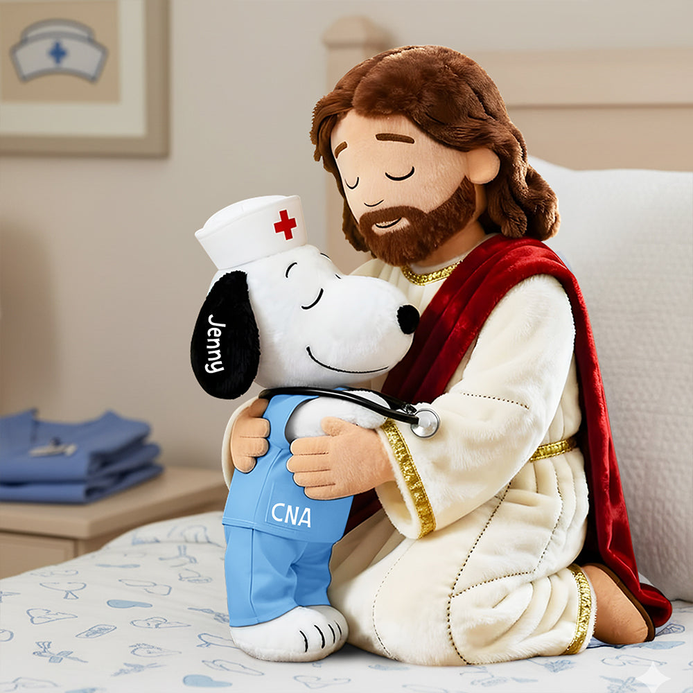Personalized Custom Shaped Pillow Gift for Nurse | Unique Christmas Decor