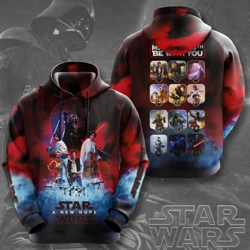 Personalized AOP Shirt 50th Anniversary Star Wars Gift for Fans