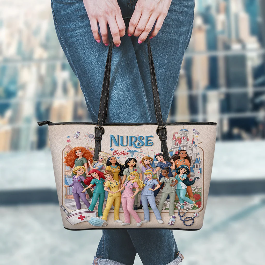Personalized Nurse Tote Bag with Custom Name Gift for Her Tote Bag GradoCreations