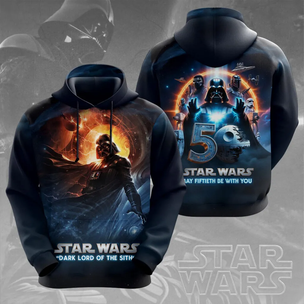 Personalized All Over Shirt Star Wars 50th Anniversary Gift for Movie Fans