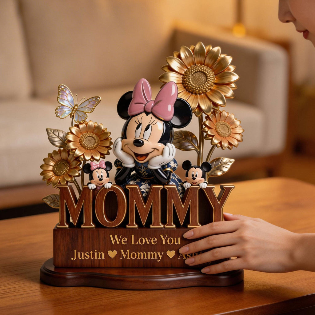 Personalized Acrylic Plaque for Mom with Family Names - Unique Gift Idea