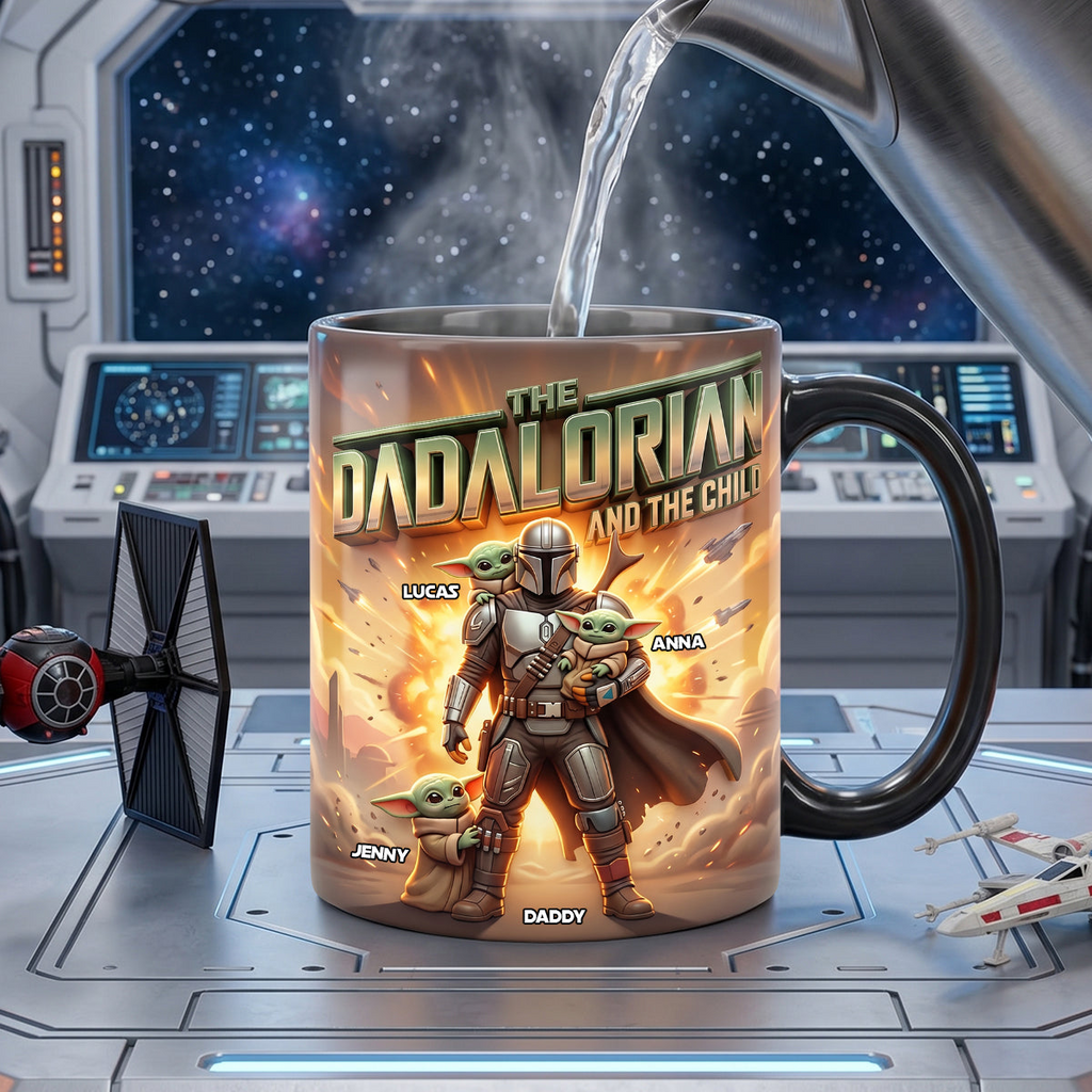 Personalized Dad Mug with Kids' Names | Unique Father's Day Gift