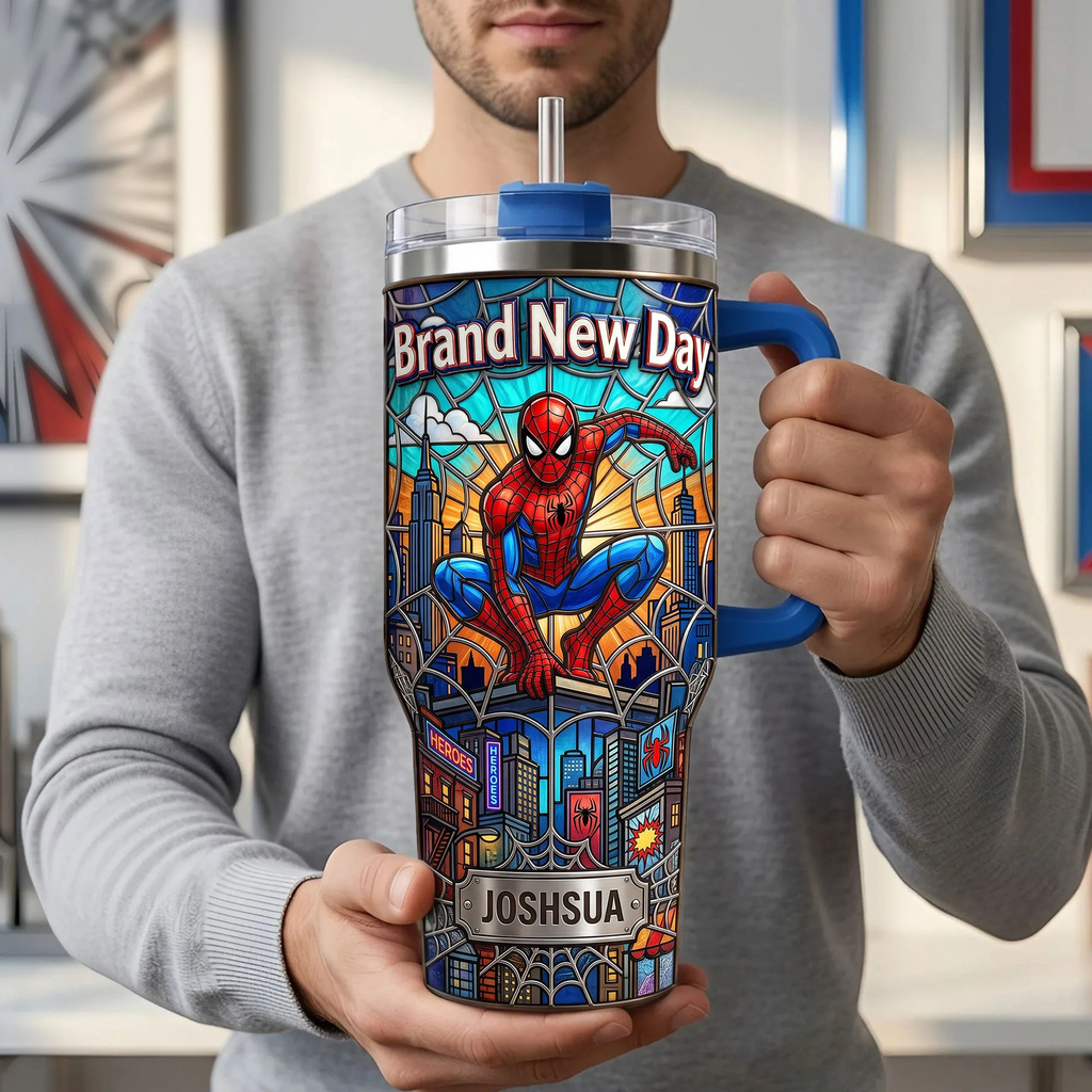 Personalized 40oz Tumbler with 3D Effect for Movie Fans Tumbler GradoCreations