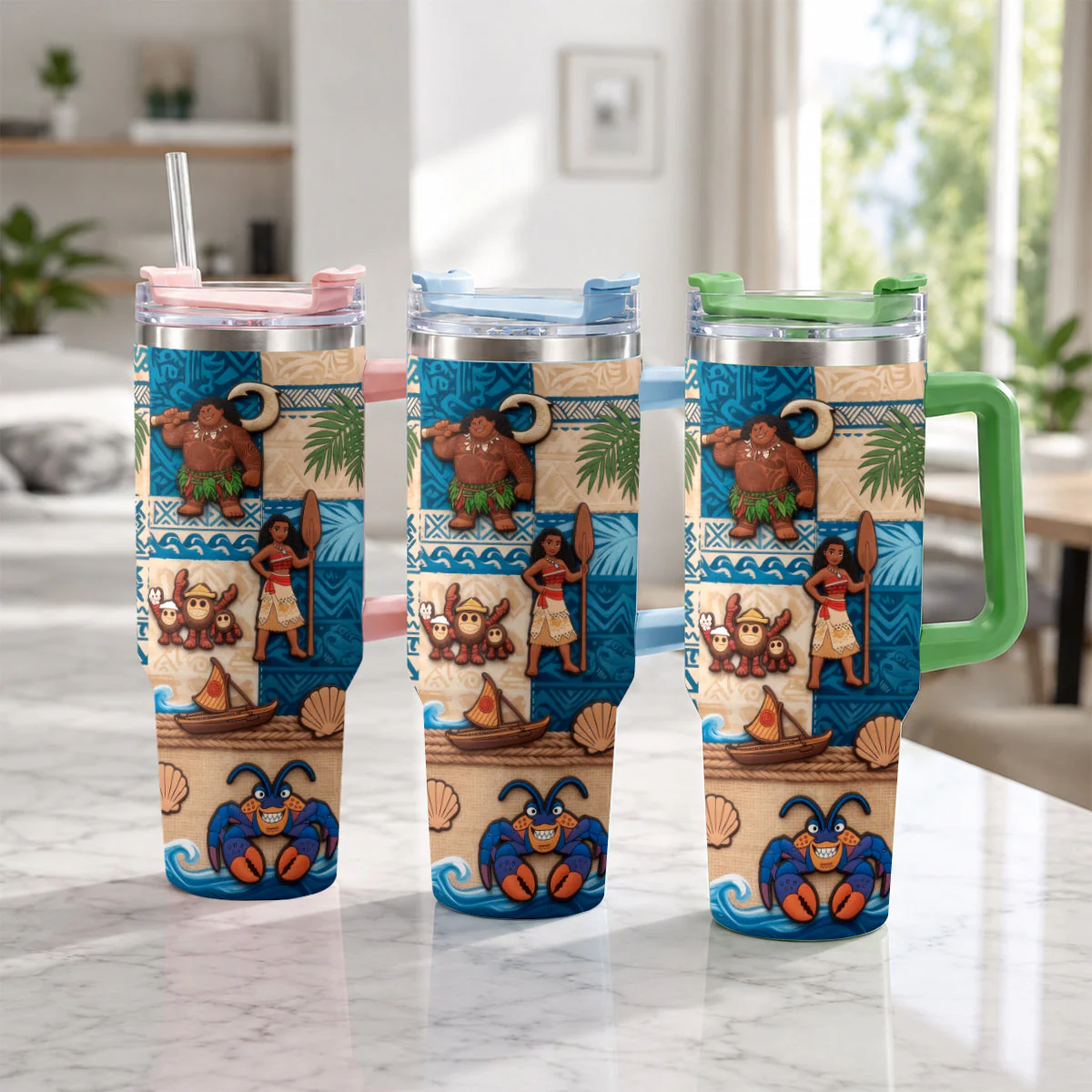 Personalized Ocean Adventure Tumbler Custom Name Gift for Kids Tumbler GradoCreations