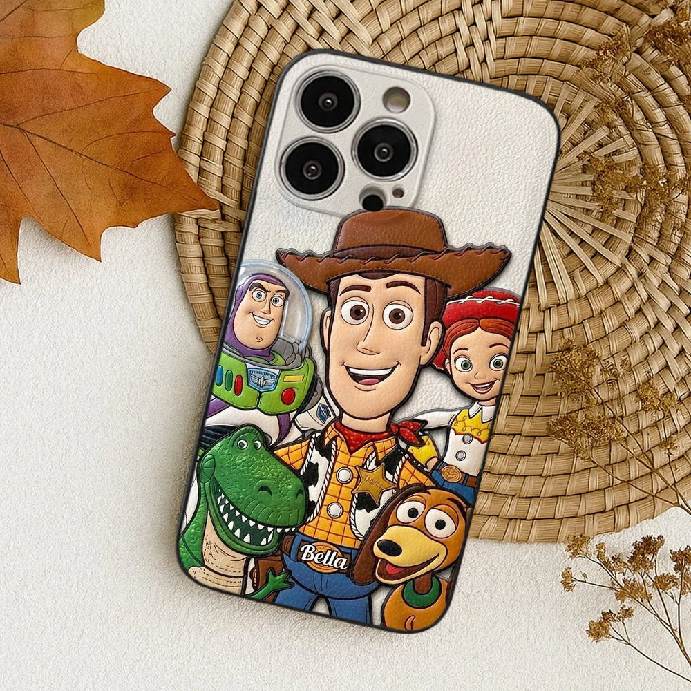 Personalized Toy Story Phone Case Custom Name Gift for Movie Fans