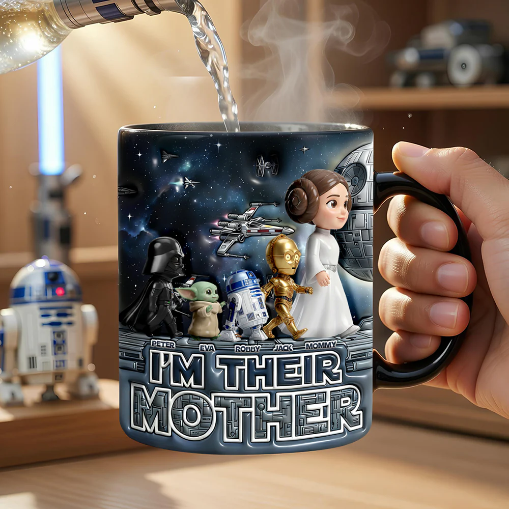 Personalized Ceramic Mug I'm Their Mother Gift for Mom Movie Fans