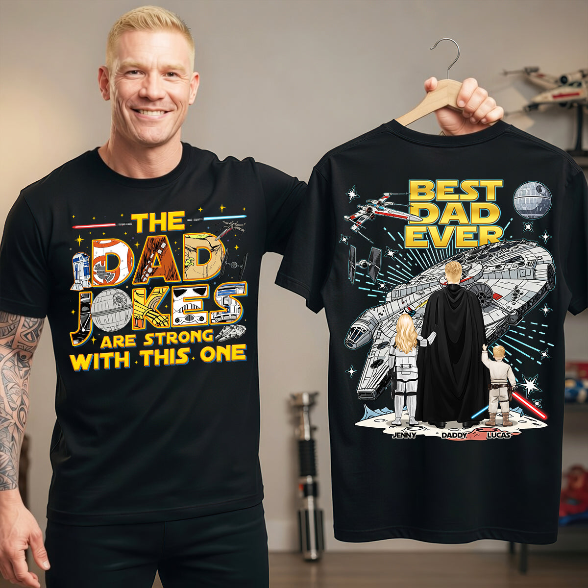 Personalized Dad Jokes Shirt Custom Name Gift for Father's Day