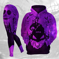 Personalized Galaxy Spooky Boogie Man Hoodie and Leggings Set for Halloween and Christmas