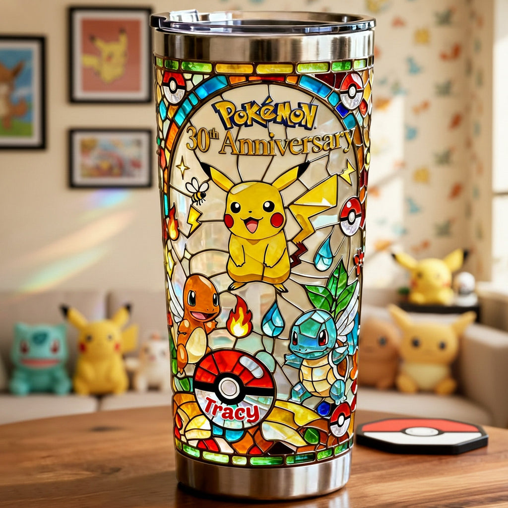 Personalized 30th Anniversary Tumbler Gift for Movie Fans