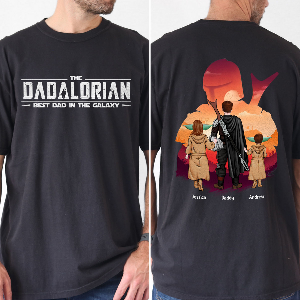 Personalized Dadalorian Shirt Best Dad Gift for Fathers Day