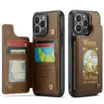 Personalized Winnie the Pooh 100th Anniversary Wallet Phone Case Gift for Movie Fans