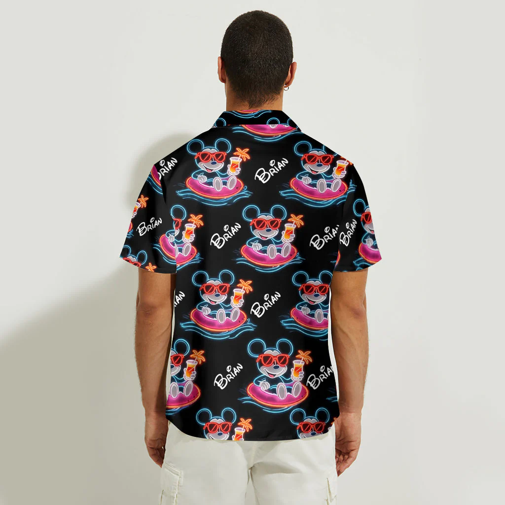 Personalized Hawaiian Shirt with Fun Disney Design for Him Hawaiian Shirt GradoCreations