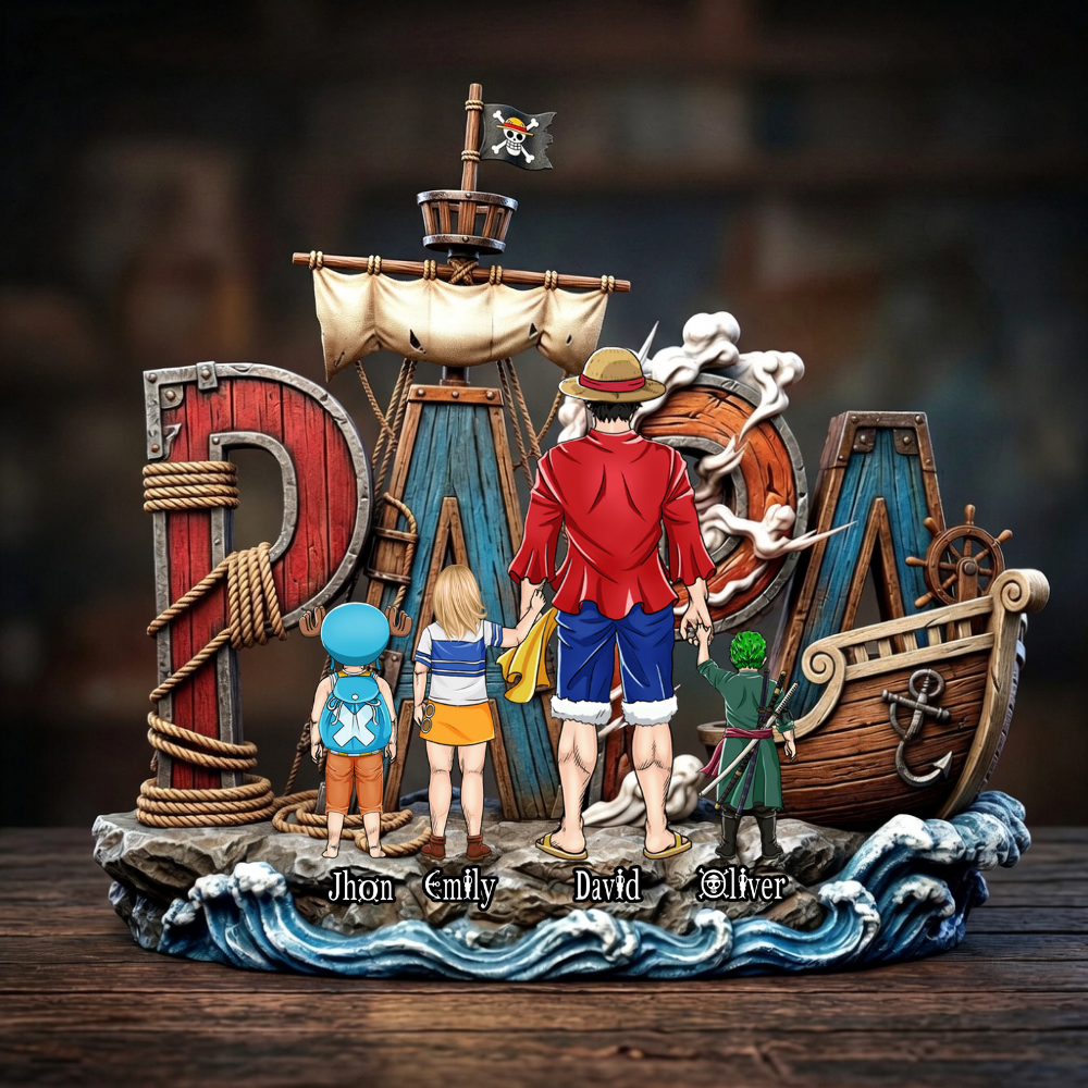Personalized Adventure Dad Acrylic Plaque Custom Gift