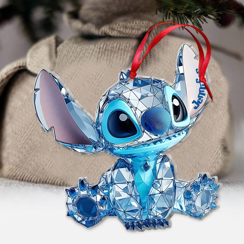 Personalized Acrylic Christmas Ornament Custom Name Gift for Fans