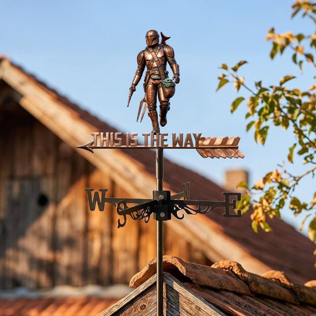 Personalized Weather Vane This Is The Way Gift for Movie Fans Family