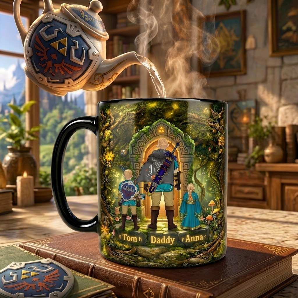 Personalized Color Changing Mug The Legend of Dad Gift for Dad