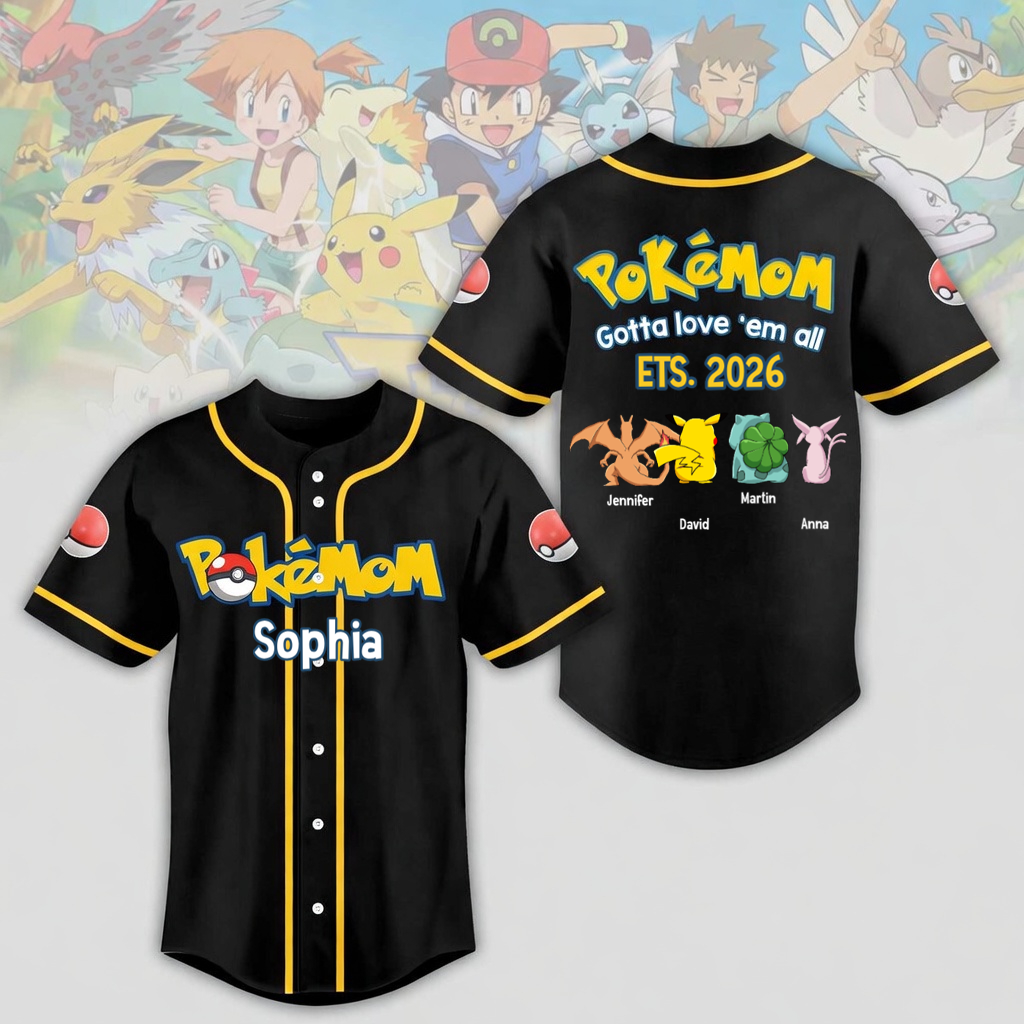 Personalized Baseball Jersey for Family Movie Fans | Gift for Dad, Mom, Kids