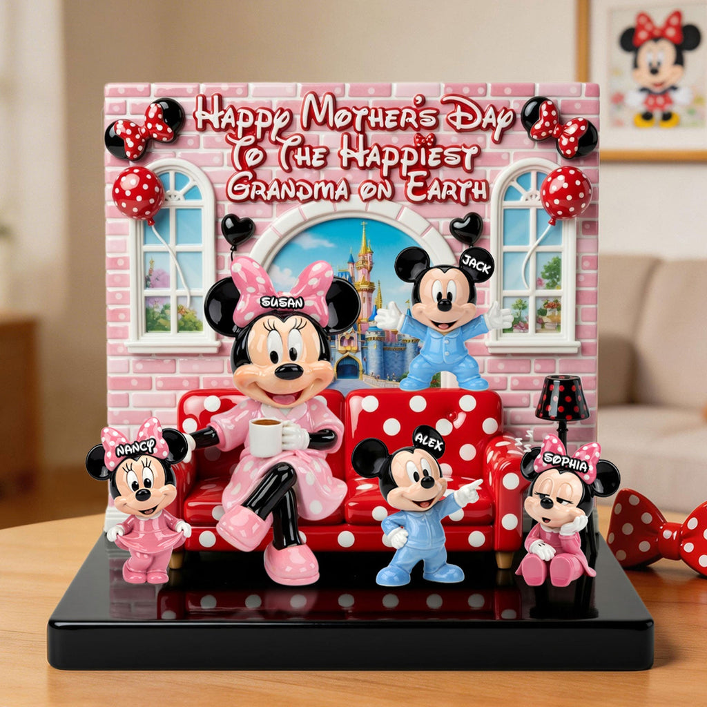 Personalized Acrylic Plaque Gift for Grandma Happy Mother's Day Decor