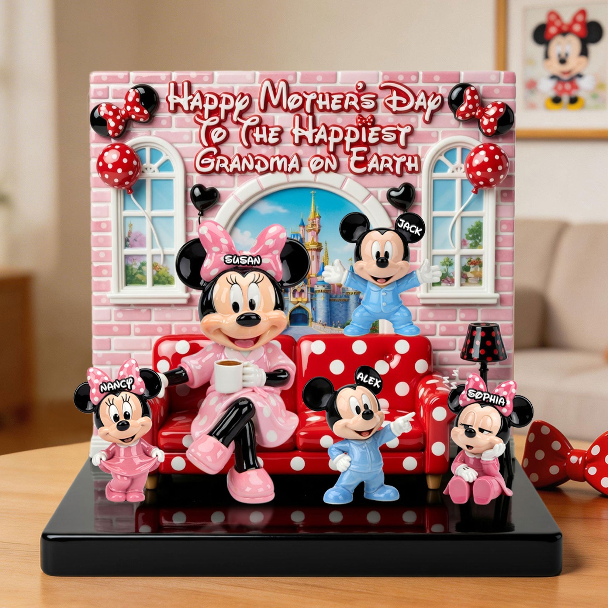 Personalized Acrylic Plaque Gift for Grandma Happy Mother's Day Decor