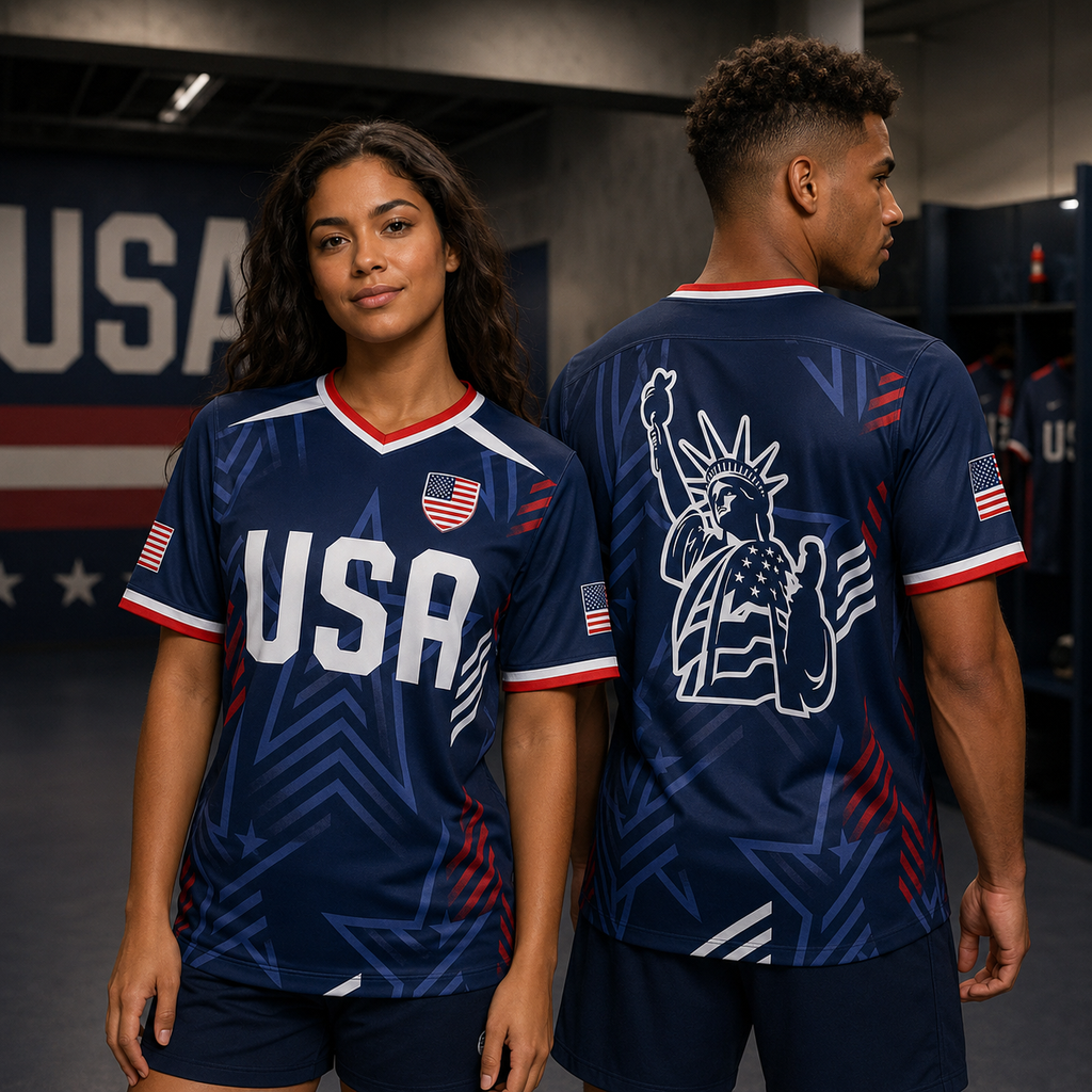 Personalized Soccer Jersey USA Home Team Gift for Football Fans