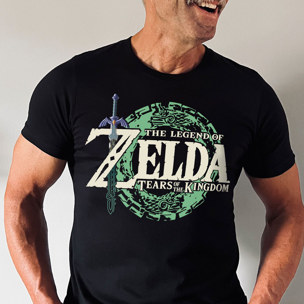Personalized Zelda Dad T-Shirt Custom Name Gift for Father's Day