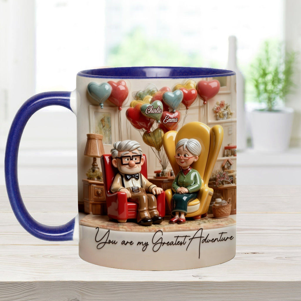 Personalized Couple Mug You Are My Greatest Adventure Gift