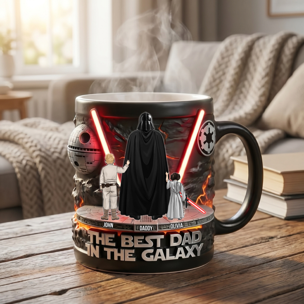 Personalized Color Changing Mug Best Dad Gift Idea