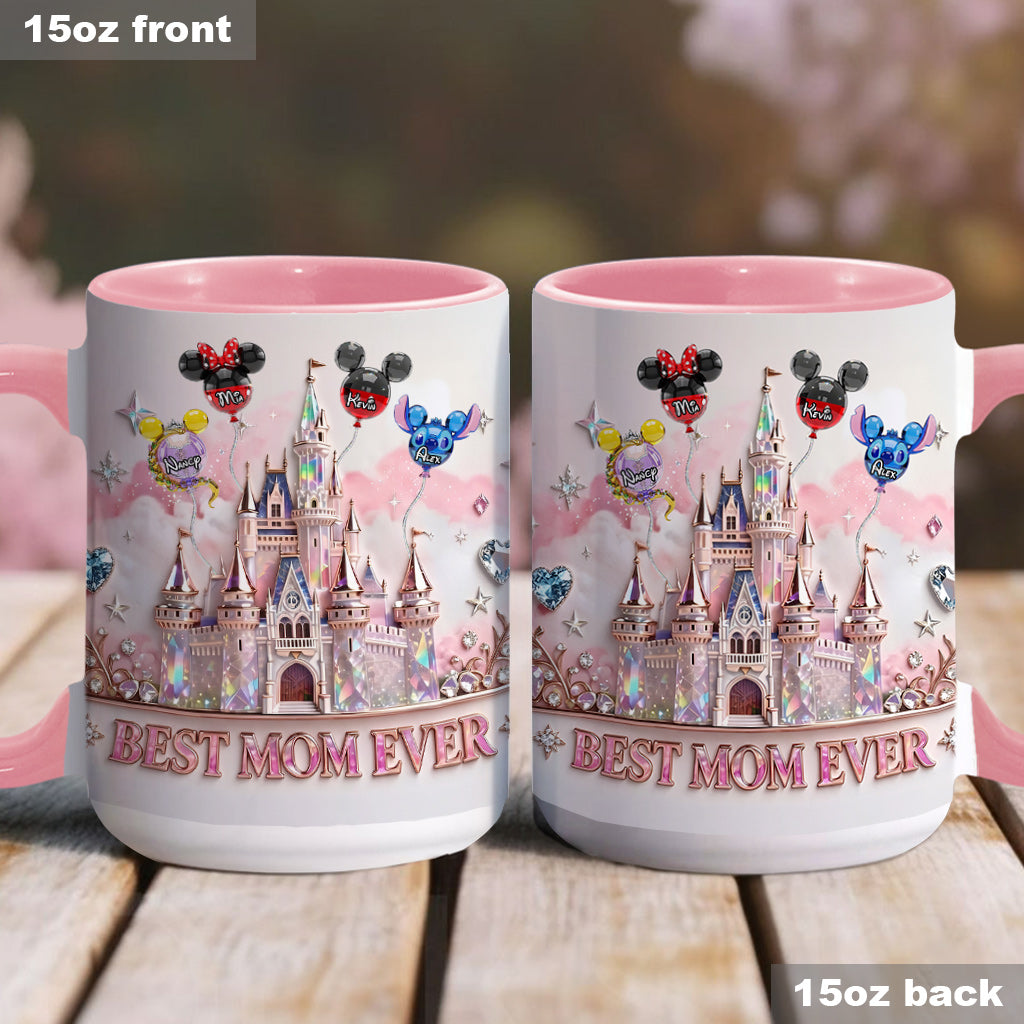 Personalized Best Mom Ever Magic Castle Mug Gift for Mother's Day Mug GradoCreations