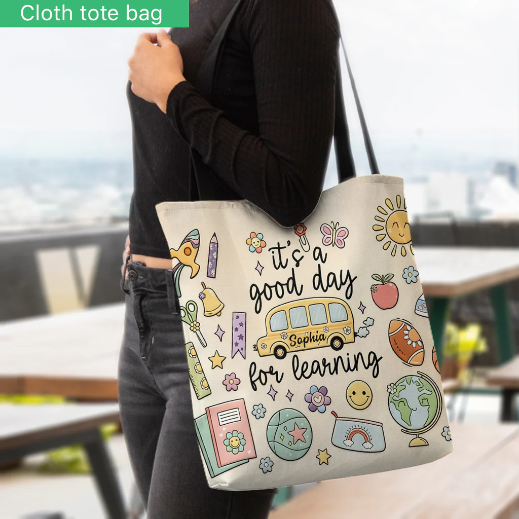 Personalized Tote Bag For Teacher | Back To School Gift