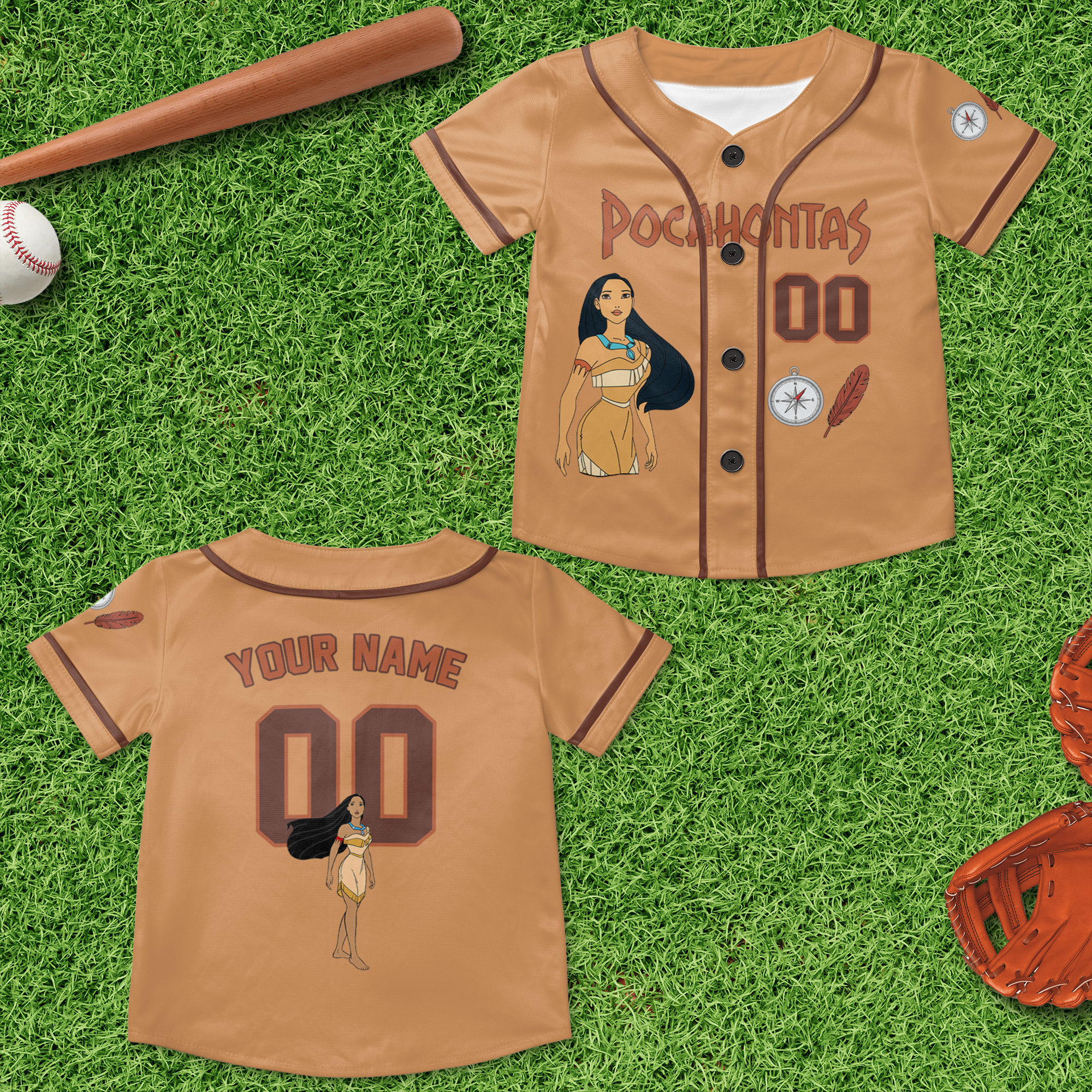 Personalized Rapunzel Baseball Jersey for Kids and Adults - Unique Movie Gift Baseball Jersey GradoCreations
