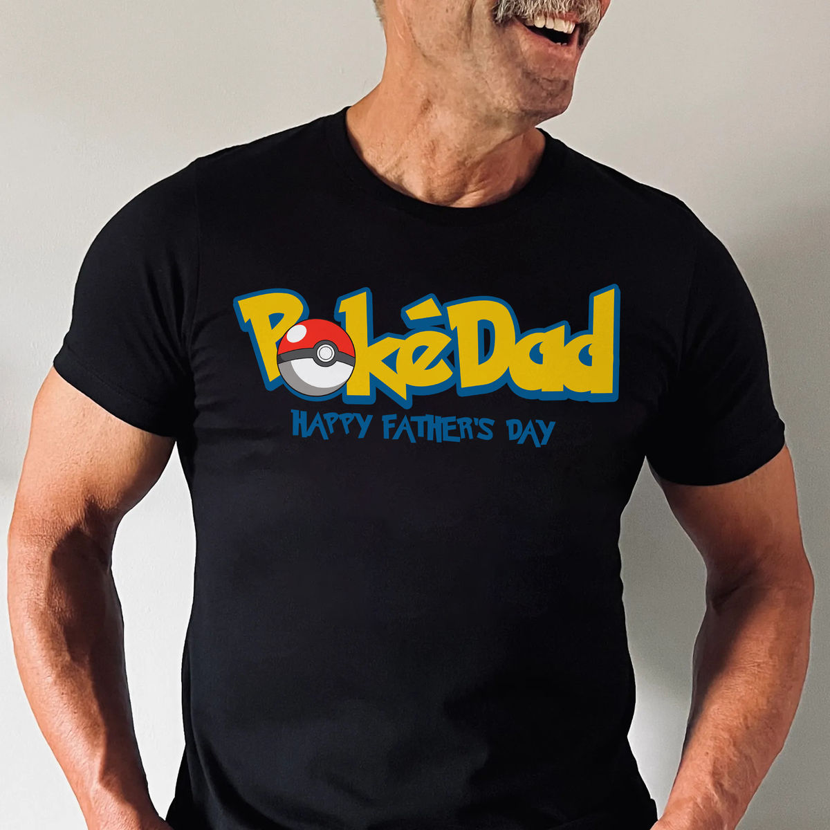 Personalized Best PokéDad Ever Shirt Custom Names Gift for Dad