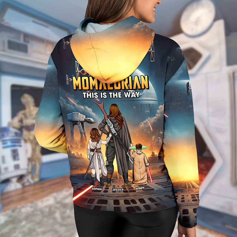 Personalized The Momalorian All Over Shirt Gift for Mom - Unique Design