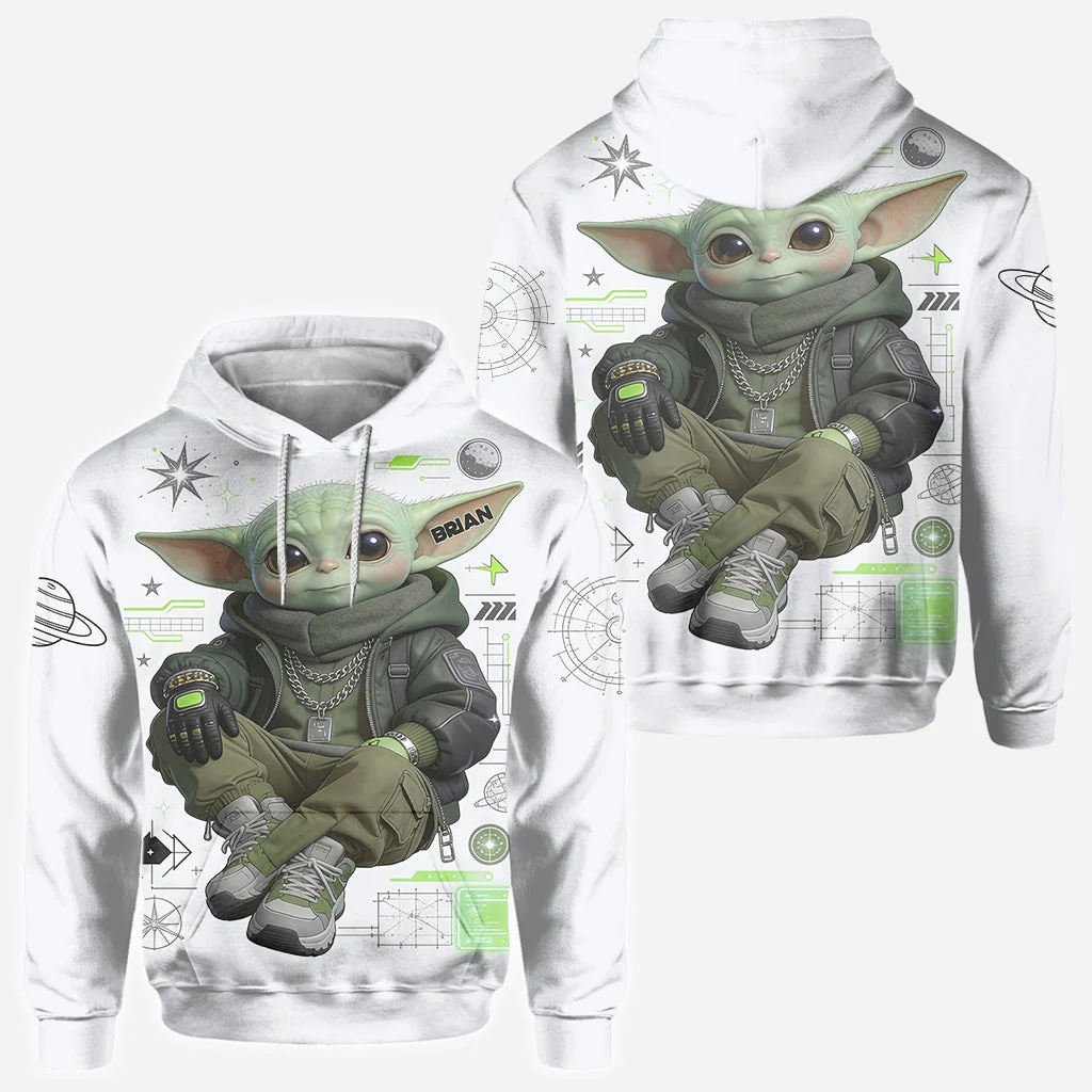 Personalized Cool Green Alien All Over Print Shirt Gift for Movie Fans AOP Shirt GradoCreations