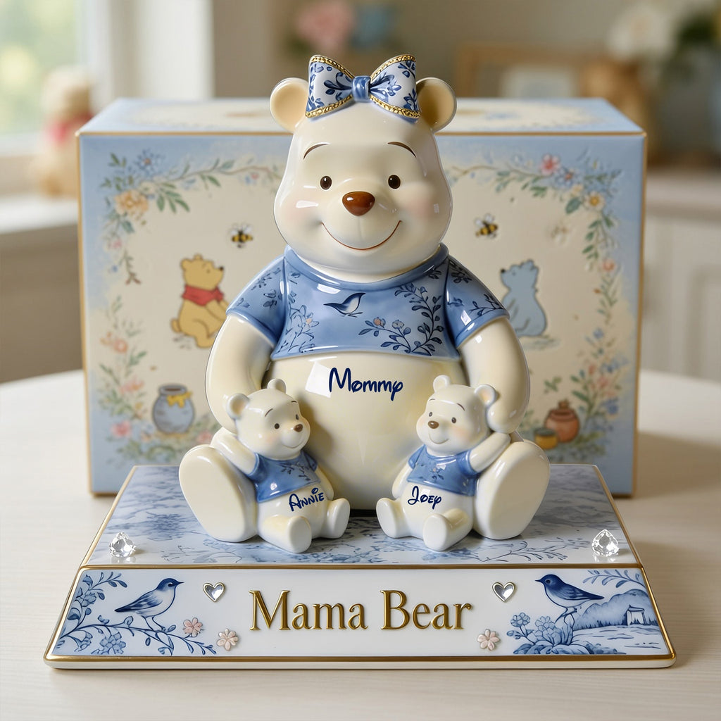 Personalized Mama Bear Acrylic Plaque Custom Gift for Mom
