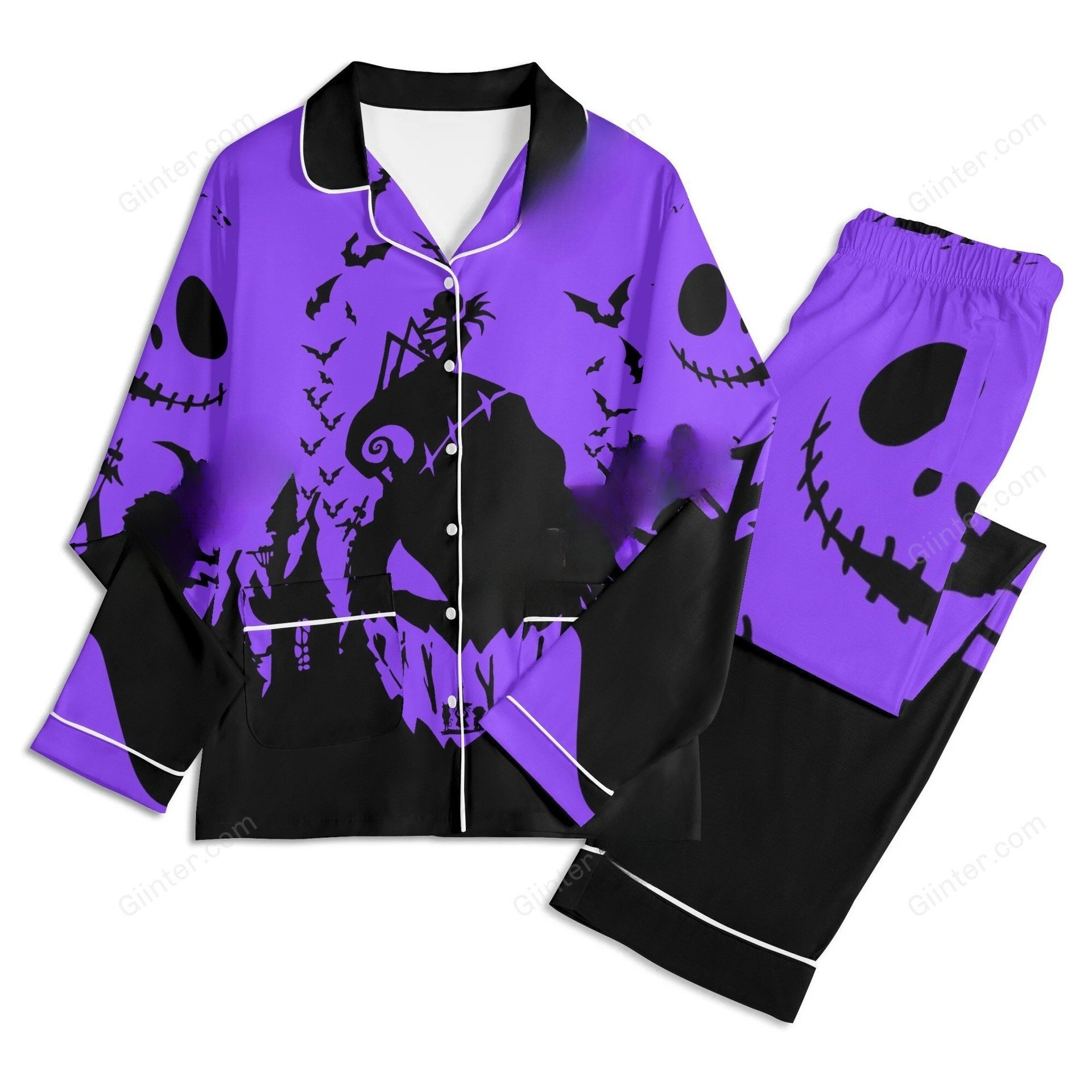 Personalized Spooky Pajamas Custom Name Halloween Christmas Gift