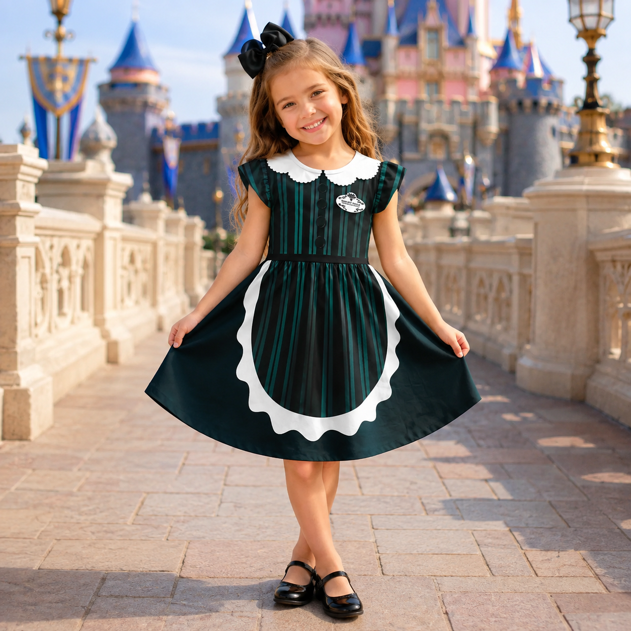 Personalized Gothic Dress for Kids | Halloween Costume Gift Kid Dress GradoCreations