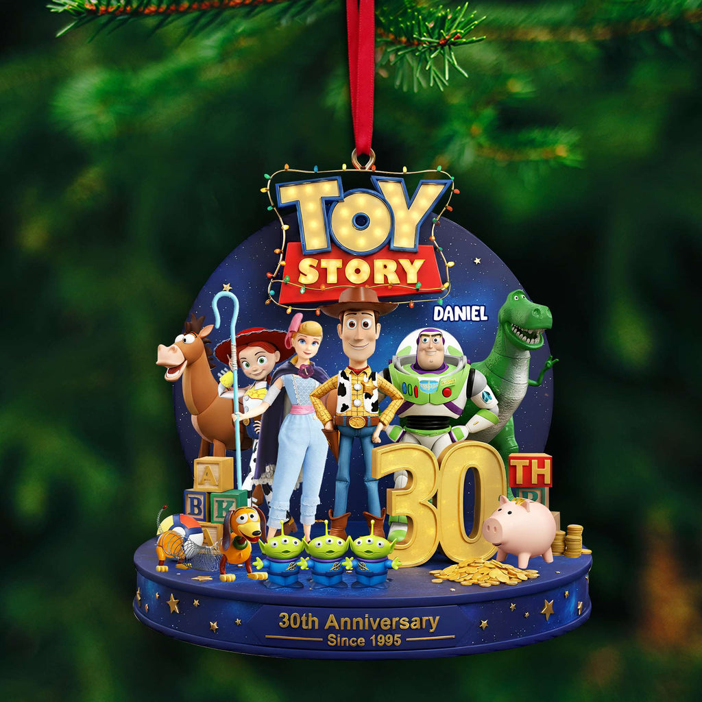 Personalized Toy Story 30th Anniversary Acrylic Ornament Gift for Kids