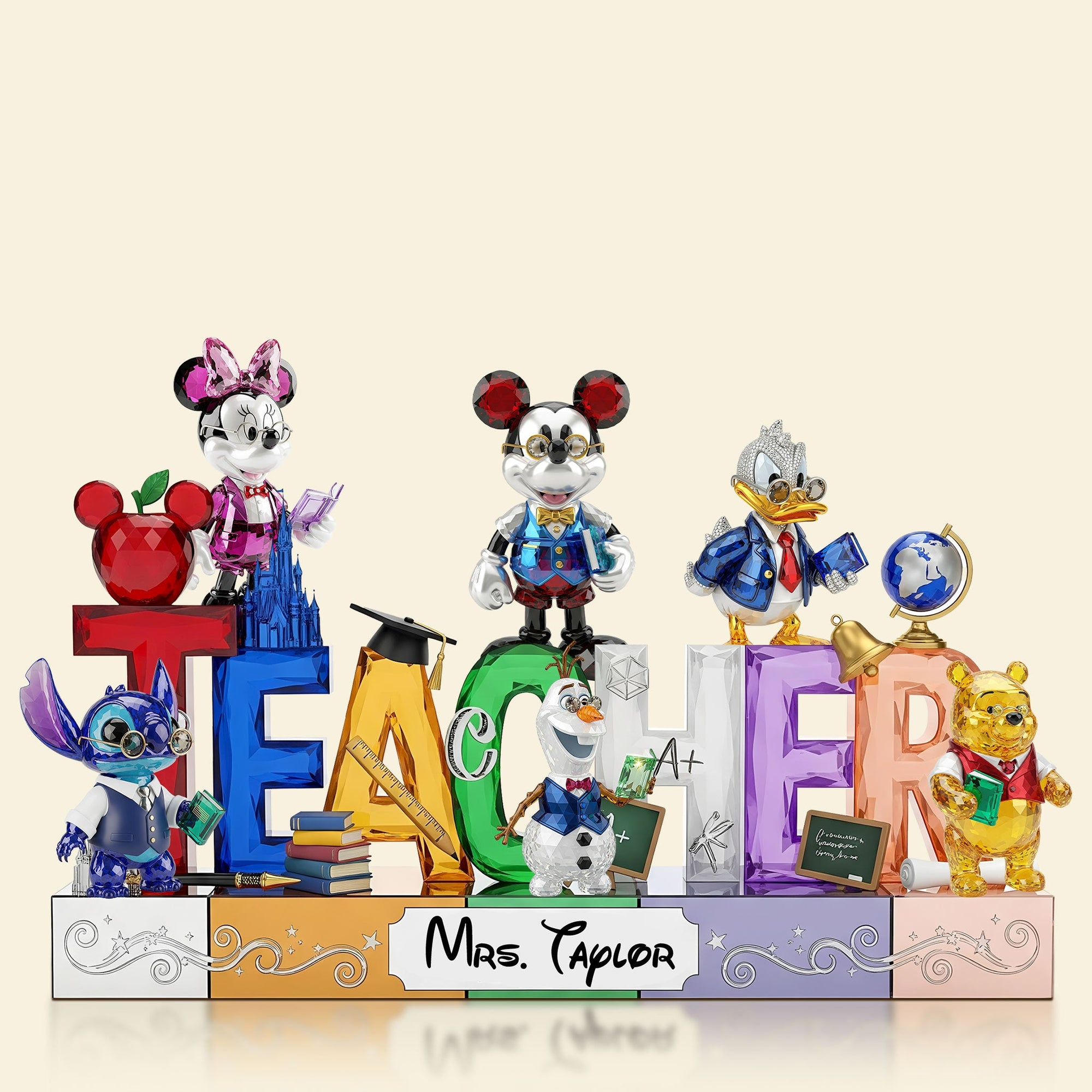 Personalized Acrylic Plaque Custom Name Gift for Teacher