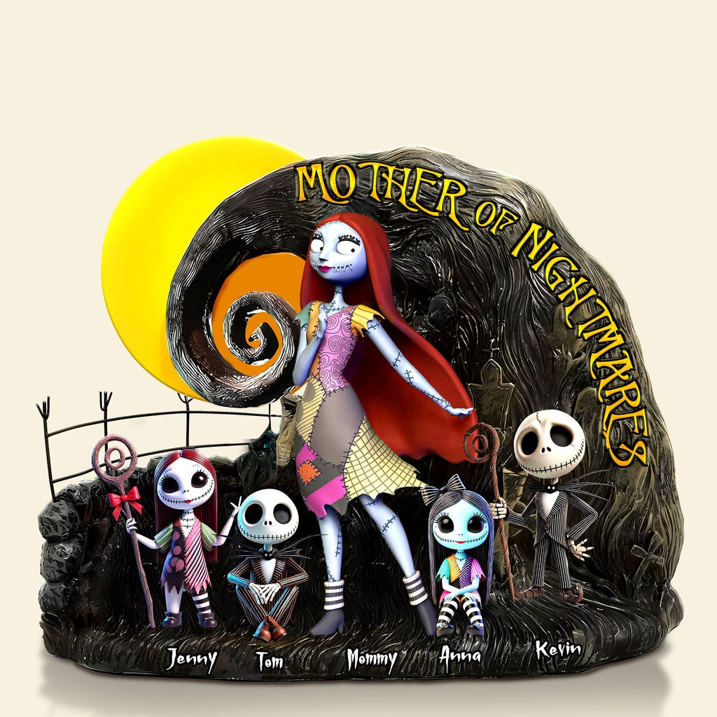 Personalized Family Of Nightmare Acrylic Plaque Halloween & Christmas Gift for Parents
