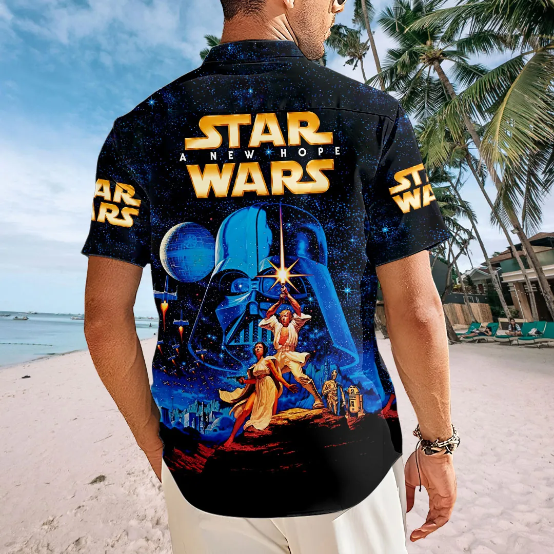 Personalized Star Wars 50th Anniversary Hawaiian Shirt for Dad
