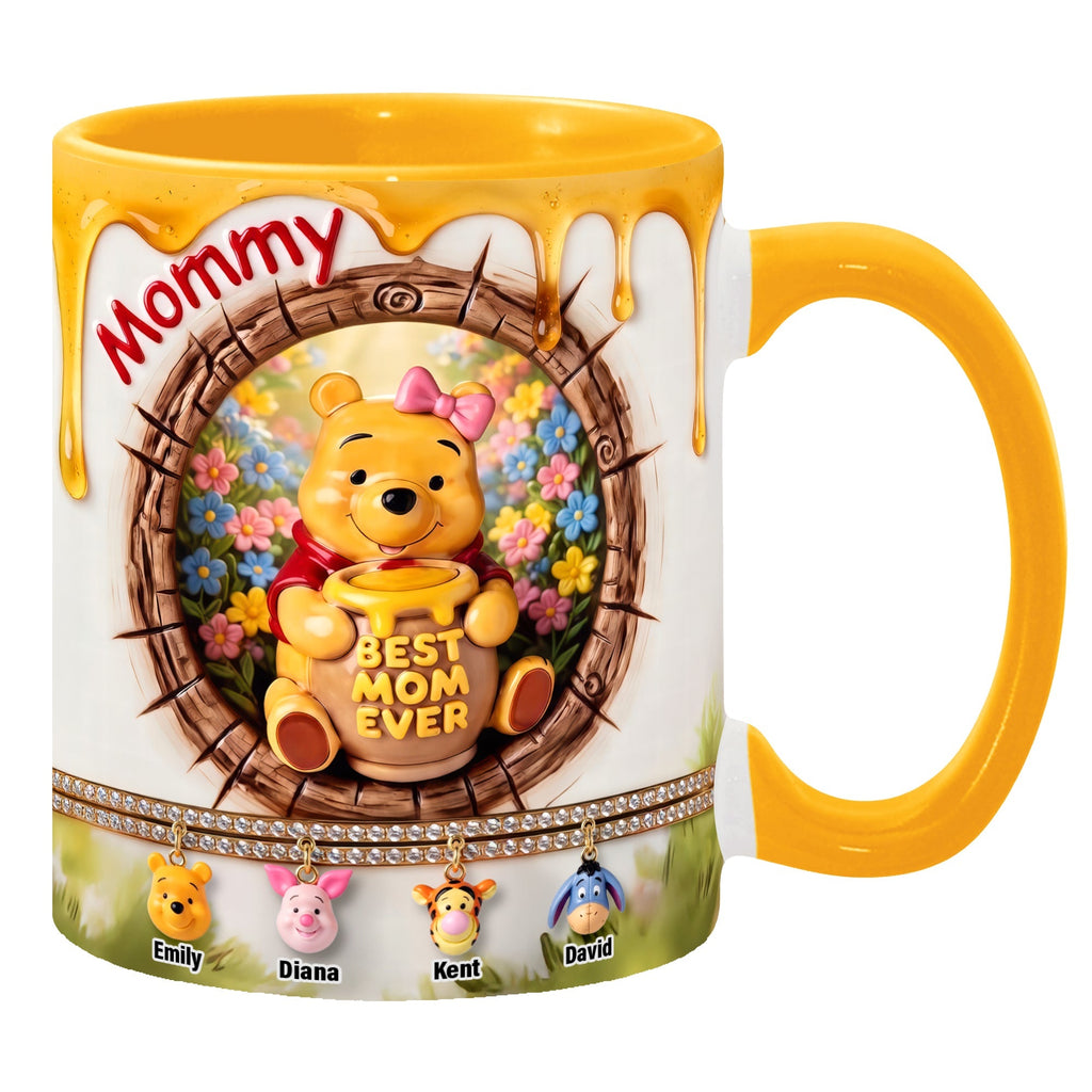 Personalized Honey Bear Best Mom Ever Mug Gift for Mom