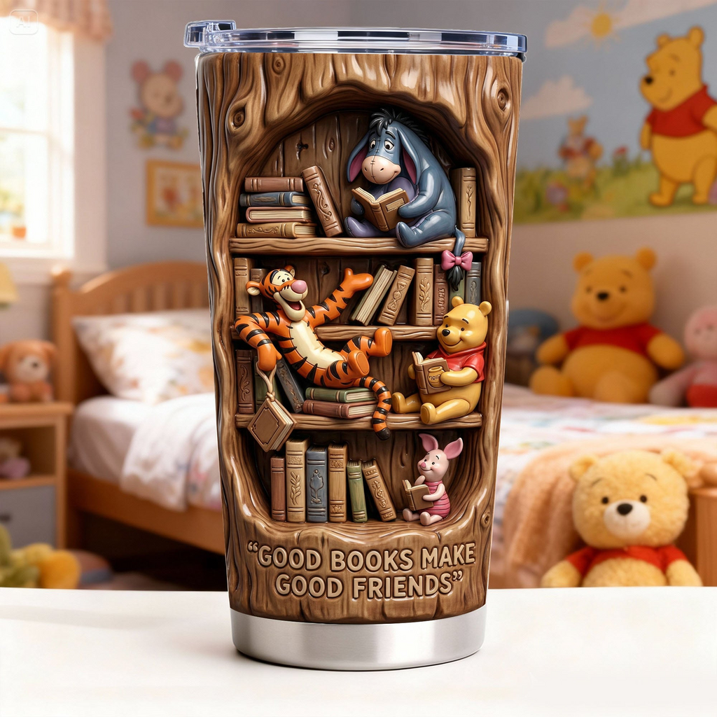 Personalized Tumbler Good Books Make Good Friends Gift for Book Lovers