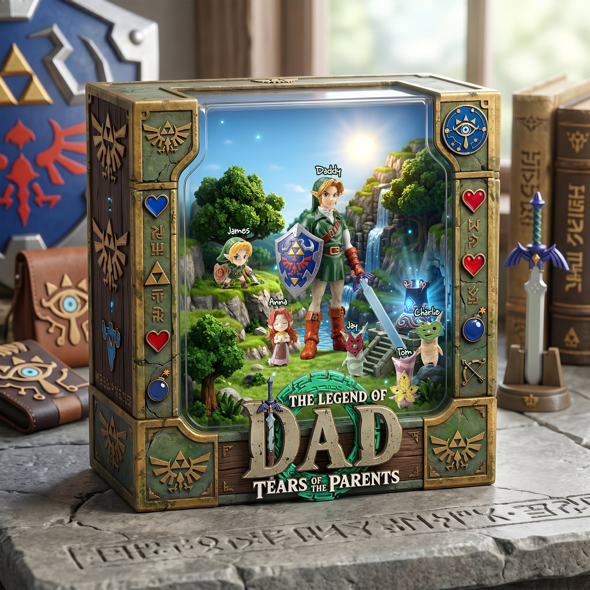 Personalized Acrylic Plaque The Legend of Dad Gift for Father's Day
